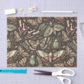 蛾とカブトムスティッシュペーパー | 自然インスパイア 薄葉紙 (クラフト)