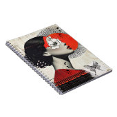 蛾とコラージュ |ノートブックJournal ノートブック (右側)