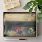 蛾とパンジーのスクラップブック紙 薄葉紙 (ギフト)