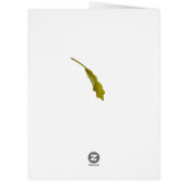 蛾とパンジーパーソナライズされた (裏面)