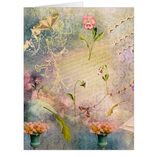 蛾とパンジーパーソナライズされた (正面)