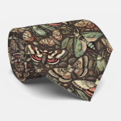 蛾と虫のネクタイ | ユニーク自然インスパイア ネクタイ (ロール)