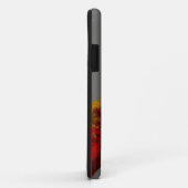 蛾と赤の《植物》百日草 Case-Mate iPhoneケース (裏面/右)