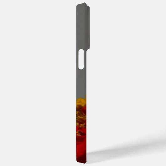 蛾と赤の《植物》百日草 Case-Mate iPhoneケース (裏面 / 右)