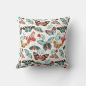 蛾のパターン クッション (裏面)