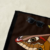 蛾のビーチタオル ビーチタオル (インサイチュ)