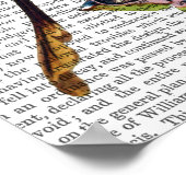 蛾のプレート2 ポスター (角)