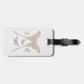 蛾のプレート2 ラゲッジタグ (裏面横)