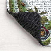 蛾のプレート3 マウスパッド (コーナー)