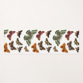 蛾のプレート3 ヨガマット (正面(横))