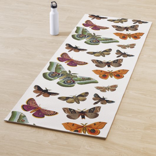 蛾のプレート3 ヨガマット (インサイチュ)