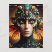 蛾の人のサイエンスフィクション ポストカード (正面)