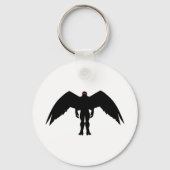 蛾の人 キーホルダー (正面)