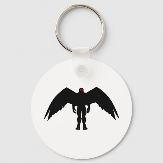 蛾の人 キーホルダー (正面)