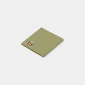 蛾の昆虫の芸術ゴブリンコアの土色ウィッチグリーン ポストイット (アングル)