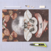 蛾の水の色の秋神秘的な秋のオラクル 薄葉紙 (クラフト)