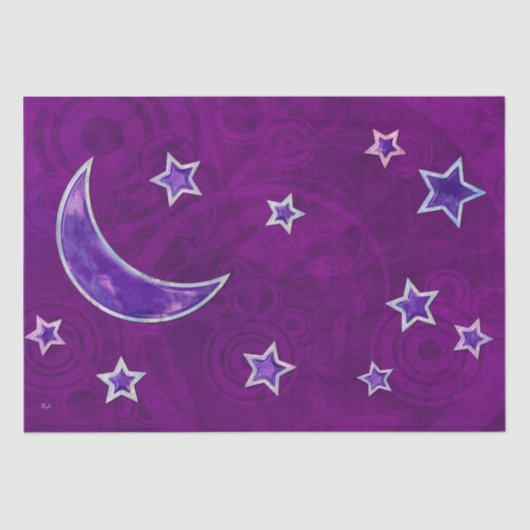 蛾の神秘的なニューエイジダークティシュギフト 薄葉紙 (正面)