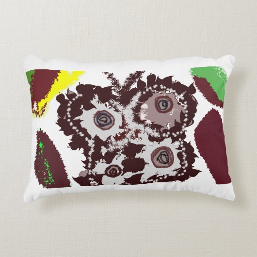 蛾の秋 アクセントクッション (正面)