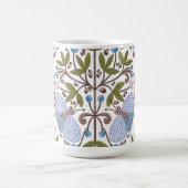 蛾の花の模様のマグカップ コーヒーマグカップ (中央)