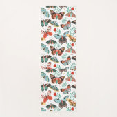 蛾の蝶のカラフルパターン ヨガマット