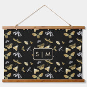 蛾の蝶のパタぶら下がったペストリー 吊り下げ型タペストリー (正面)