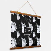 蛾の蝶のパタぶら下がったペストリー 吊り下げ型タペストリー (傾斜あり)