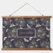 蛾の蝶のパタぶら下がったペストリー 吊り下げ型タペストリー (正面)