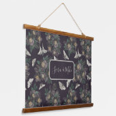 蛾の蝶のパタぶら下がったペストリー 吊り下げ型タペストリー (傾斜あり)