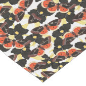 蛾の蝶のパターン ショートテーブルランナー (コーナー)