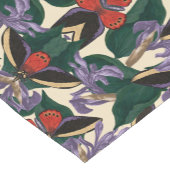 蛾の蝶のパターン ショートテーブルランナー (コーナー)