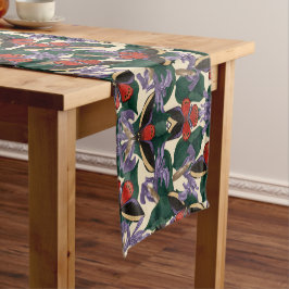 蛾の蝶のパターン ショートテーブルランナー