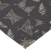 蛾の蝶のパターン ショートテーブルランナー (コーナー)