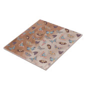 蛾の蝶のパターン タイル (側面)