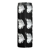 蛾の蝶のパターン タンブラー (裏面)