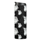 蛾の蝶のパターン タンブラー (回転右)