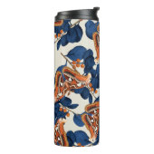 蛾の蝶のパターン タンブラー (回転左)