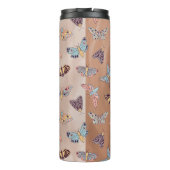 蛾の蝶のパターン タンブラー (裏面)