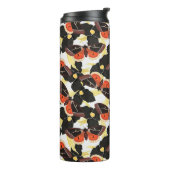 蛾の蝶のパターン タンブラー (回転左)