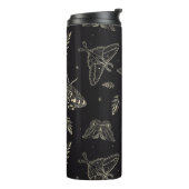 蛾の蝶のパターン タンブラー (回転左)