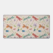 蛾の蝶のパターン デスクマット (正面)