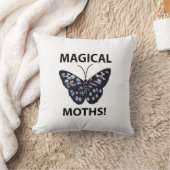 蛾の蝶の魔法の蛾 クッション (ブランケット)