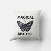 蛾の蝶の魔法の蛾 クッション (裏面)