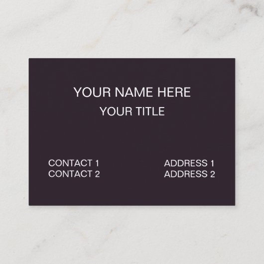 蛾の蝶の魔法の蛾 名刺 (裏面)