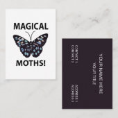 蛾の蝶の魔法の蛾 名刺 (正面/裏面)