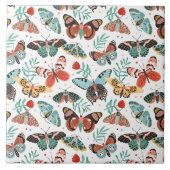 蛾の蝶パターン タイル (正面)