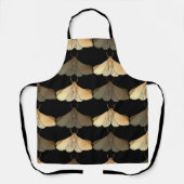 蛾の金ゴールド エプロン (正面)