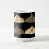 蛾の金ゴールド コーヒーマグカップ (中央)