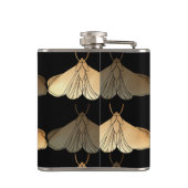 蛾の金ゴールド フラスク (裏面)