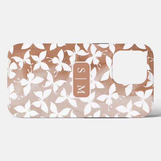 蛾バタフライパターンケース – メイトiPhoneケース Case-Mate iPhoneケース (裏面 (横))