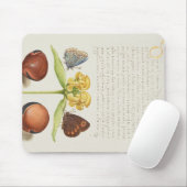 蛾、エルサレム賢人、豆の書道 マウスパッド (マウス)